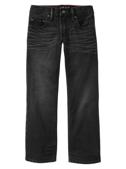 1 of 8 showing, with the color black denim of product Original fit jeans (black wash)
