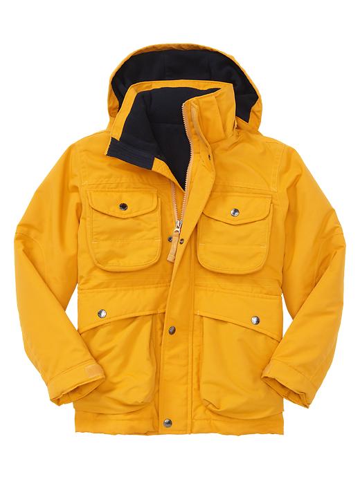 1 of 8 showing, with the color rugby gold of product Patch-pocket hooded jacket