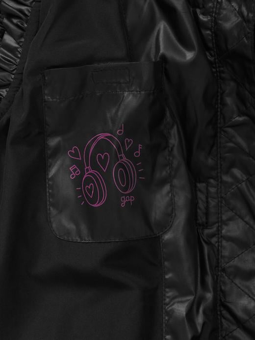 2 of 8 showing, with the color true black of product Warmest vest