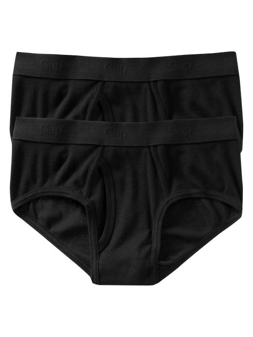 1 of 8 showing, with the color black of product Classic briefs (2-pack)