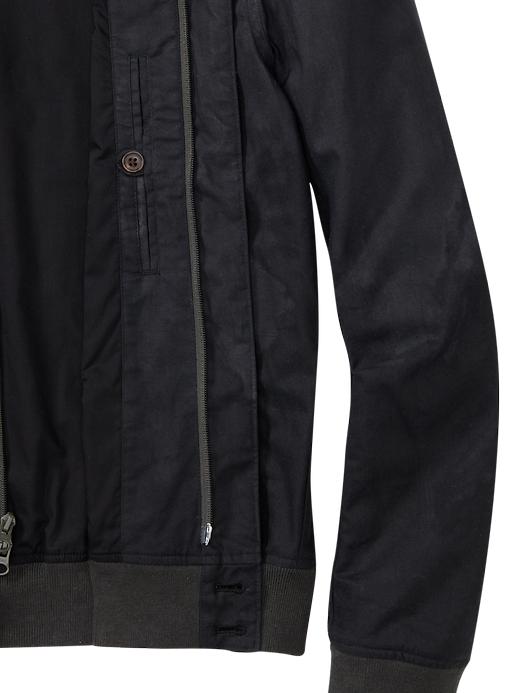 2 of 8 showing, with the color deep olive of product Gap x Saturdays NYC Waxed Field Jacket