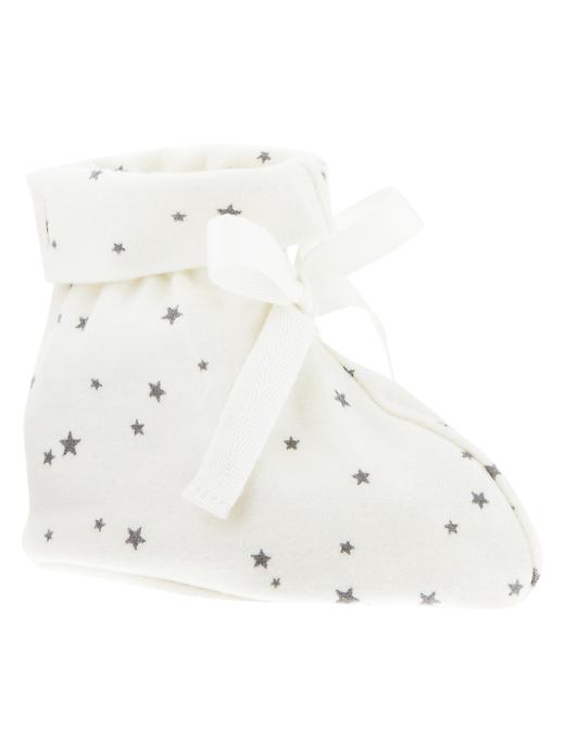 View large product image 1 of 4. Organic printed booties