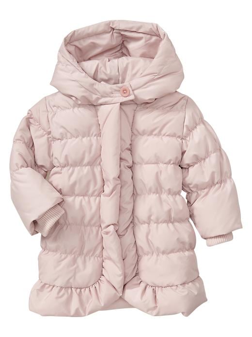 1 of 8 showing, with the color dull rose of product Puffer jacket