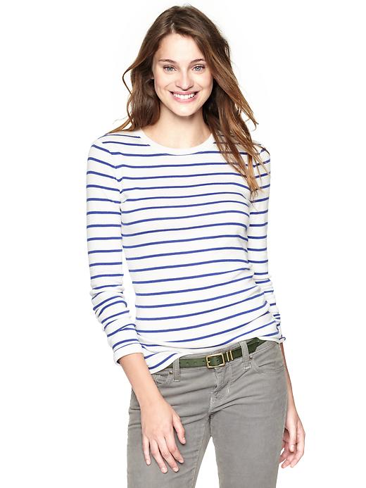 Bowery supersoft striped crew | Gap