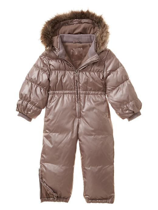 1 of 8 showing, with the color rose pewter of product Warmest snow suit