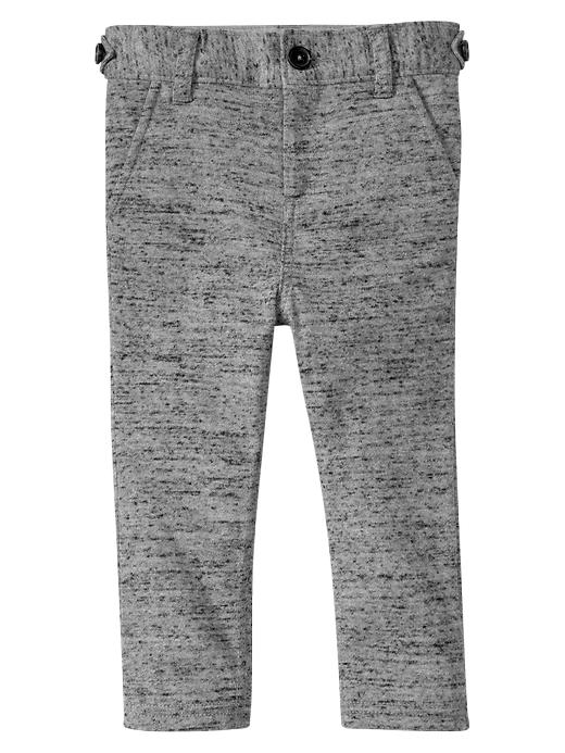 1 of 8 showing, with the color medium grey heather of product Knit trousers