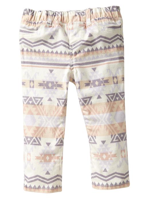 View large product image 1 of 2. Littlest ikat legging cords