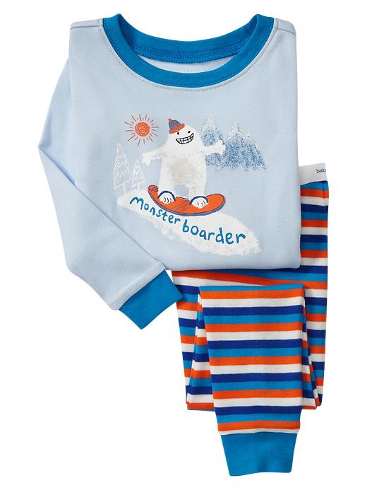 1 of 8 showing, with the color bicoastal blue of product Monster boarder sleep set.