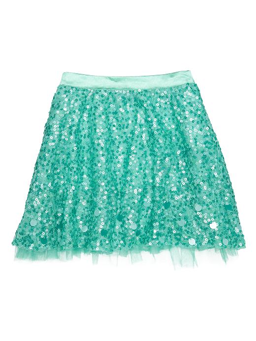 1 of 8 showing, with the color bright lake of product Sequin ballerina skirt