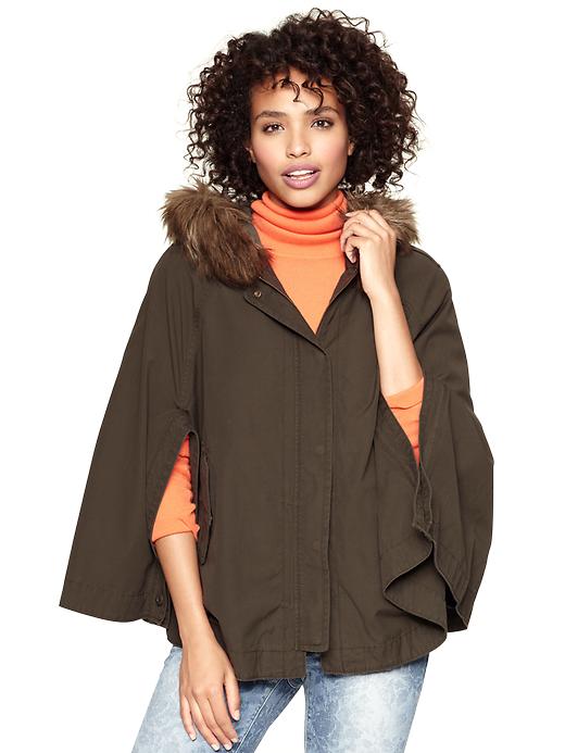 Image number 1 showing, Fur military cape