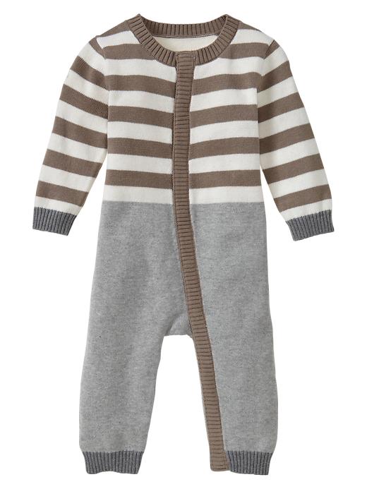 1 of 8 showing, with the color gray of product Favorite colorblock one-piece