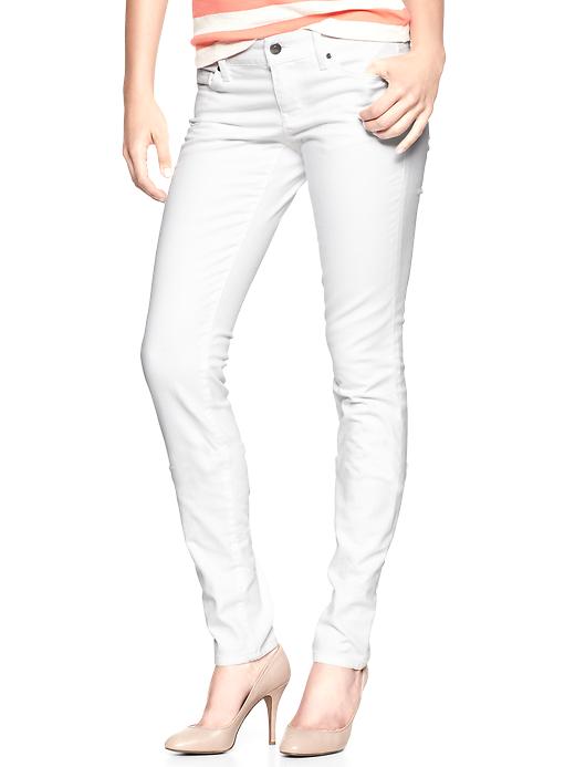 1 of 8 showing, with the color white of product 1969 always skinny jeans