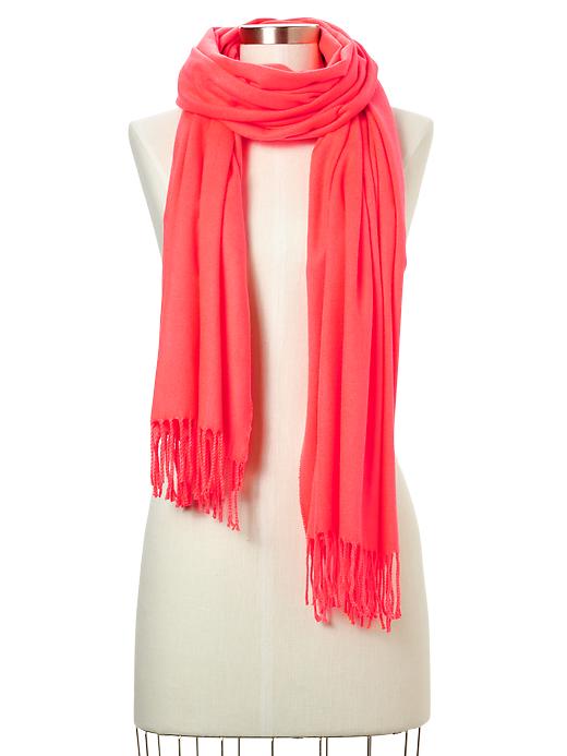 1 of 8 showing, with the color pink of product Cozy solid scarf
