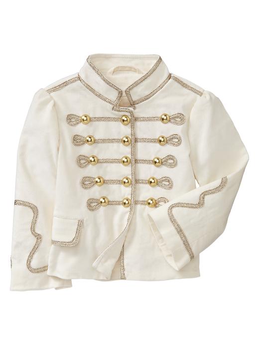 1 of 8 showing, with the color ivory frost of product Velvet band jacket