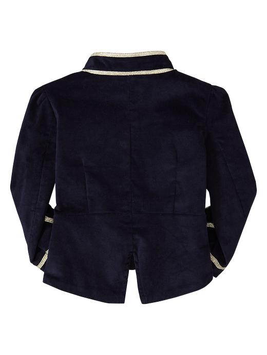 2 of 8 showing, with the color dark night of product Velvet band jacket