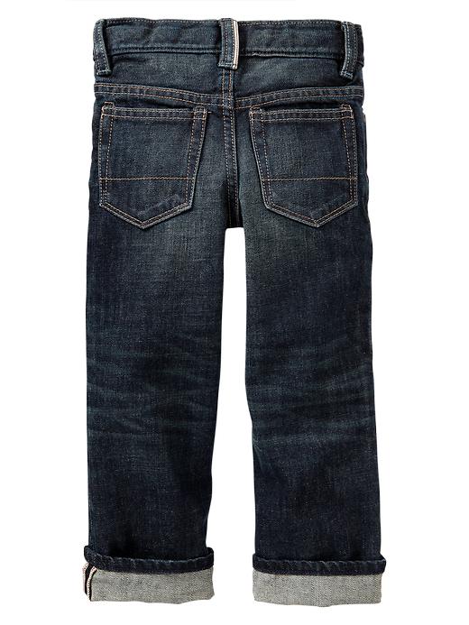2 of 8 showing, with the color medium wash of product First original embroidered jeans (dark wash)