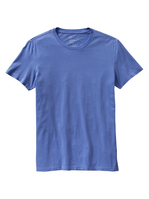 1 of 8 showing, with the color twinkle blue of product Essential crewneck t-shirt