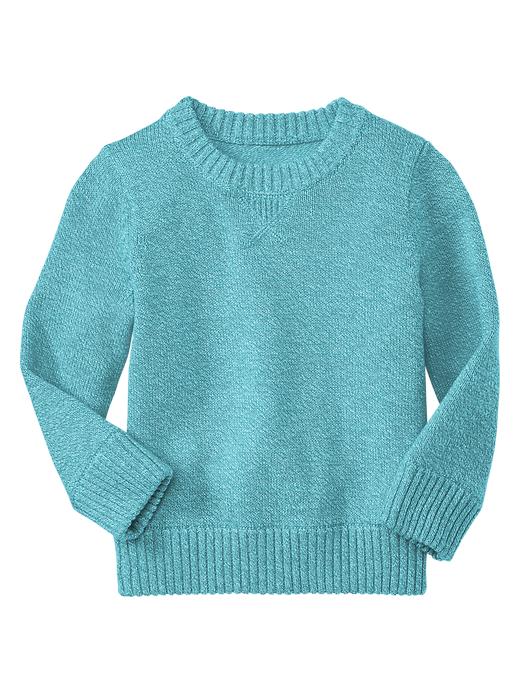 View large product image 1 of 1. Marled crewneck sweater