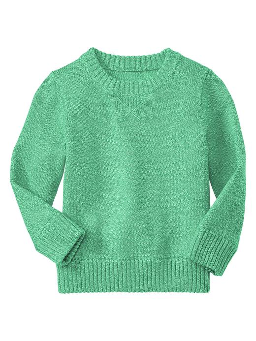 View large product image 1 of 1. Marled crewneck sweater