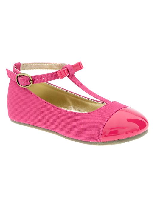 1 of 8 showing, with the color summer azalea of product T-strap ballet flats