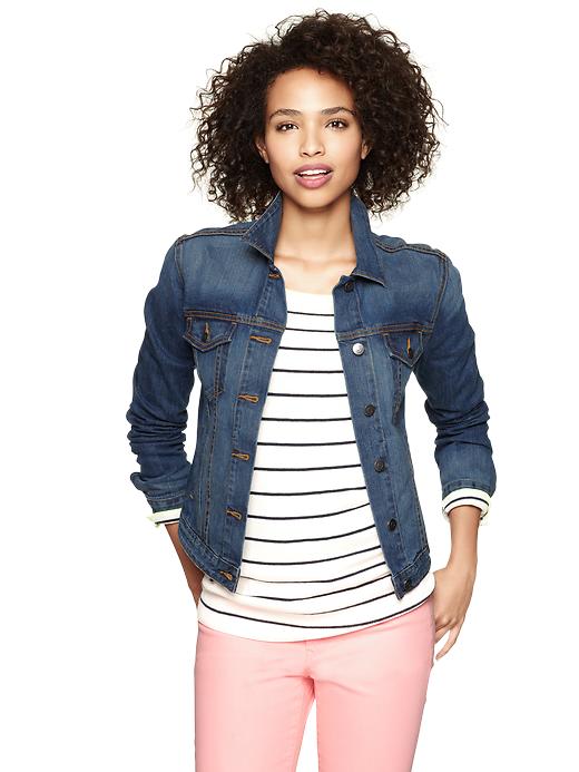 1 of 8 showing, with the color country blue of product 1969 denim jacket