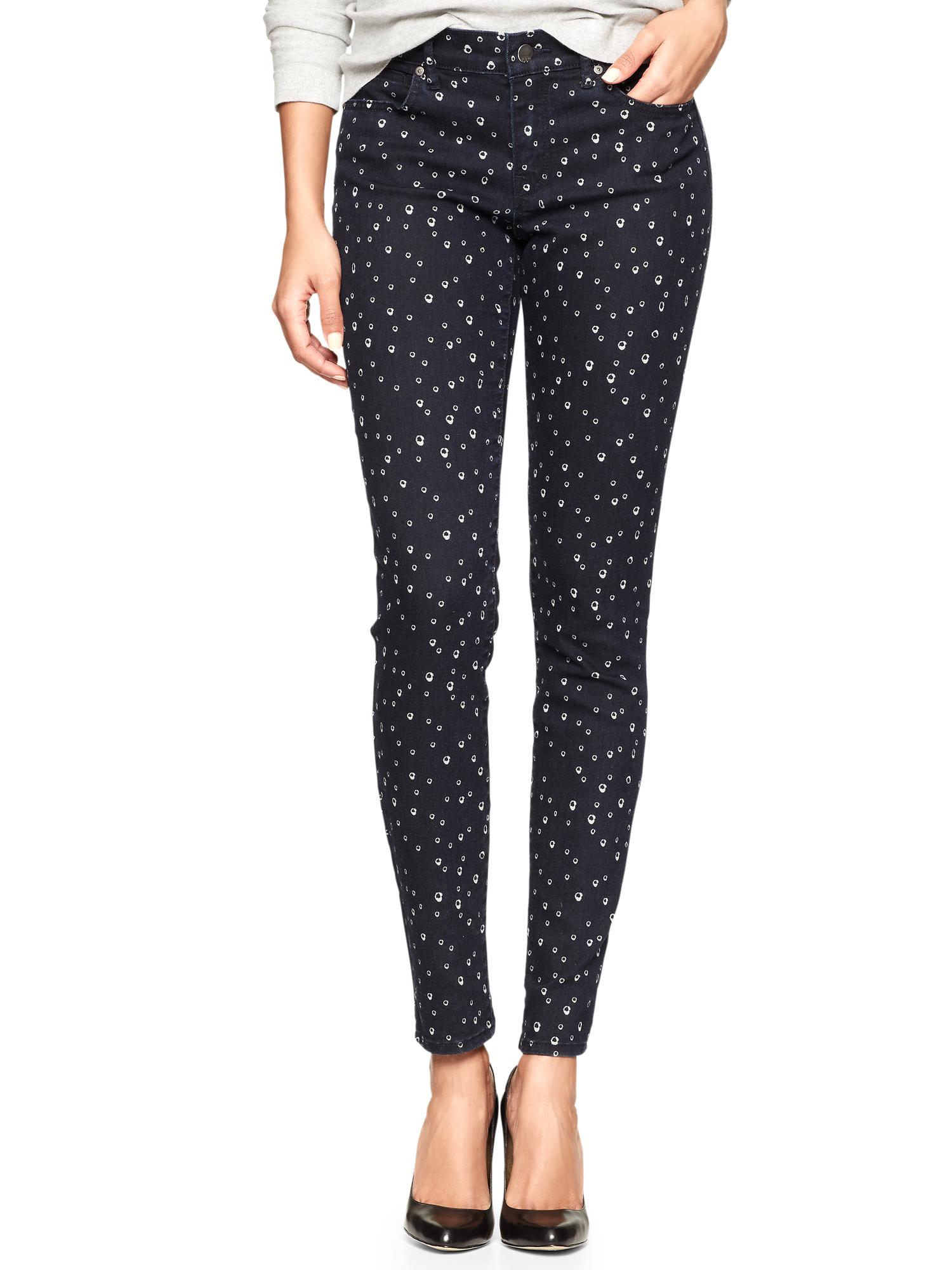 1969 dot legging skimmer jeans Gap
