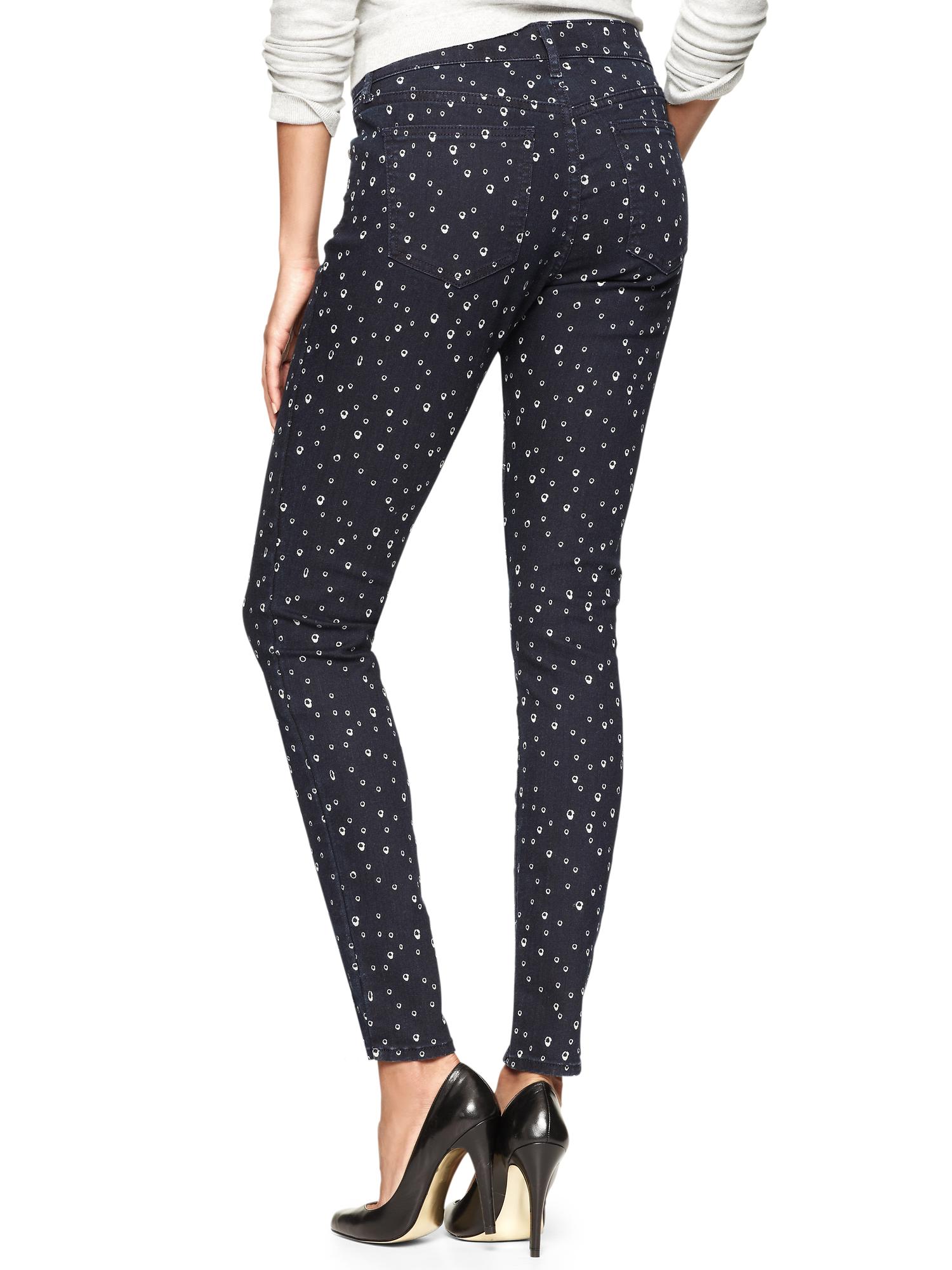 1969 dot legging skimmer jeans Gap