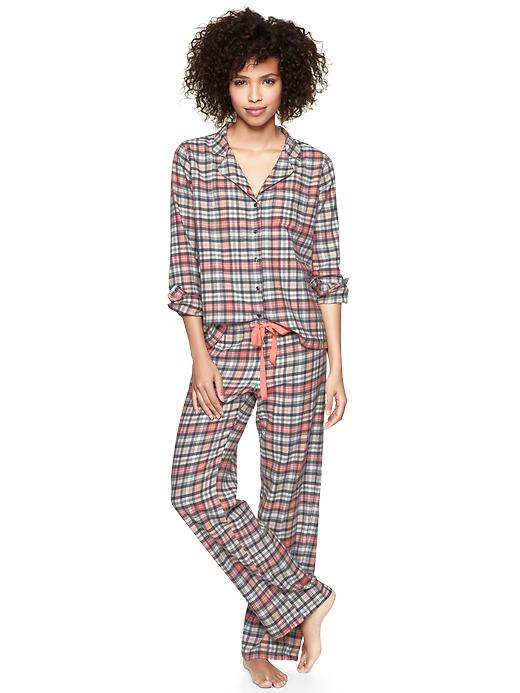 View large product image 1 of 1. Flannel PJ set