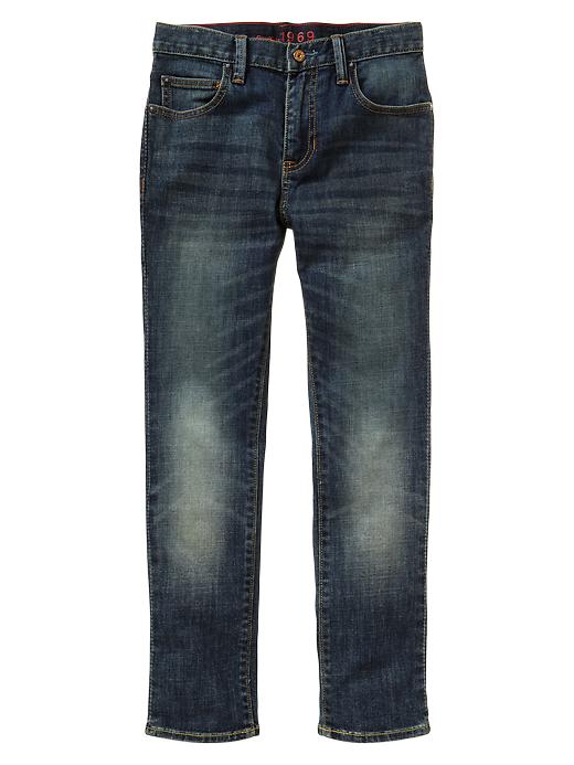 1 of 8 showing, with the color denim of product 1969 slouch skinny jeans