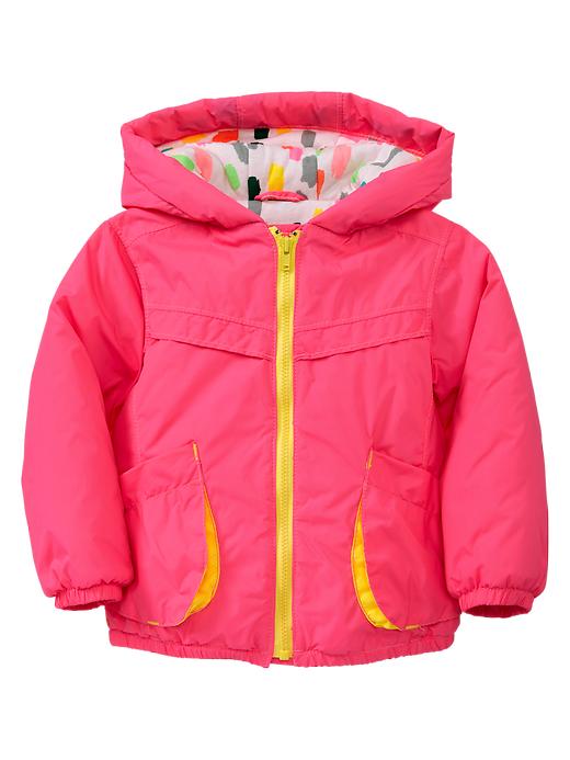 1 of 8 showing, with the color pink light of product Neon windbreaker