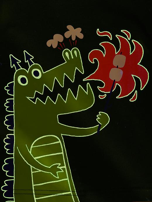 2 of 8 showing, with the color verdant green of product Dragon sleep set