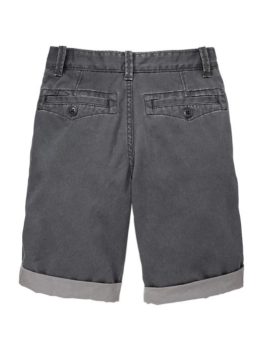 2 of 8 showing, with the color blade - grey of product Roll-up khaki shorts