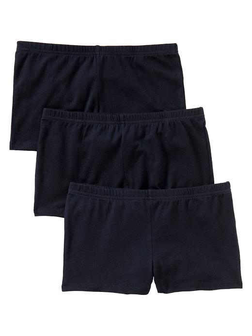 1 of 8 showing, with the color true navy of product Kids Knit Shorts (3-Pack)