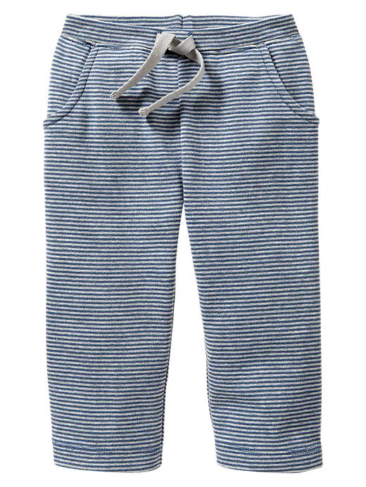 1 of 8 showing, with the color gray of product Peter Rabbit™ striped knit pants