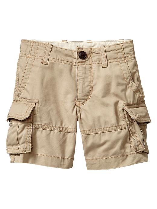 1 of 8 showing, with the color rattan of product Twill cargo shorts