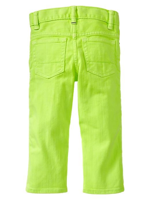 Image number 2 showing, Neon straight fit jeans