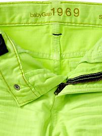 View large product image 3 of 3. Neon straight fit jeans