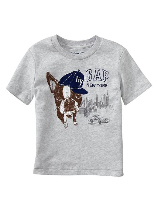 1 of 8 showing, with the color light gray heather of product Logo city T