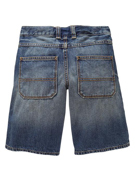 2 of 8 showing, with the color denim of product Denim worker shorts