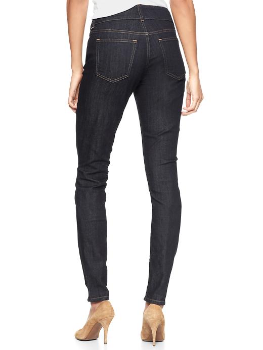 2 of 8 showing, with the color indigo rinse of product 1969 curvy skinny jeans