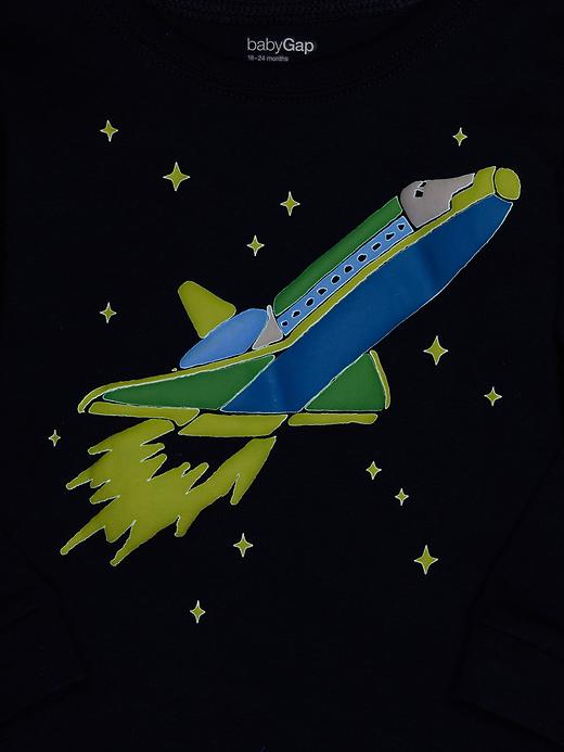 2 of 8 showing, with the color raw indigo of product Glow in the dark space sleep set