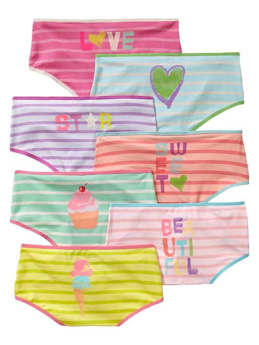 1 of 8 showing, with the color multi of product Striped graphic hipster (7-pack)
