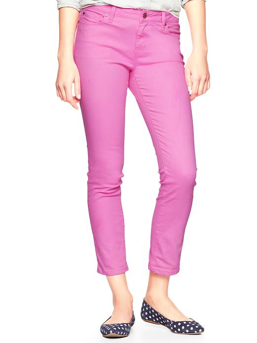 1 of 8 showing, with the color neon pink of product 1969 legging skimmer jeans