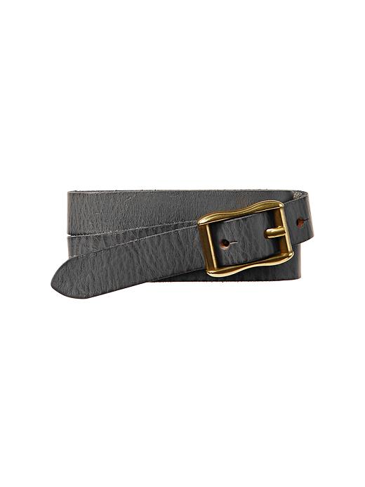 1 of 8 showing, with the color mercury gray of product Classic leather belt