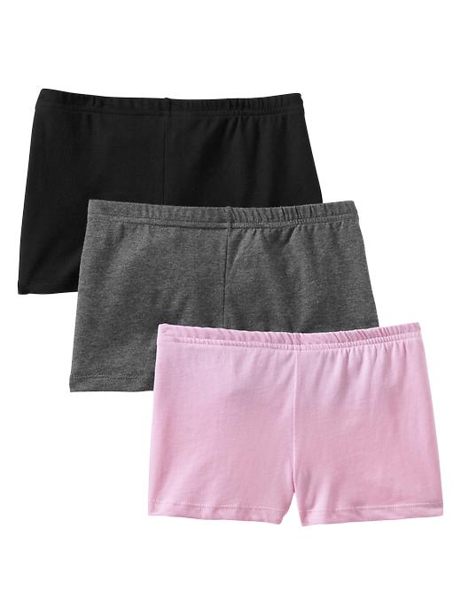1 of 8 showing, with the color multi of product Basic knit shorts (3-pack)