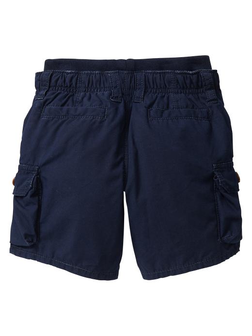2 of 8 showing, with the color blue galaxy of product Knit-waist cargo shorts