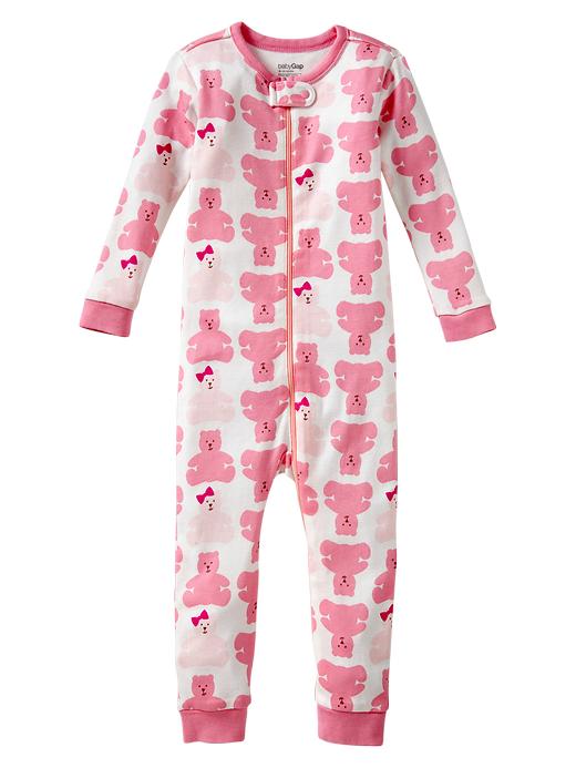 1 of 8 showing, with the color rose frost of product Brannan bear zip sleep one-piece