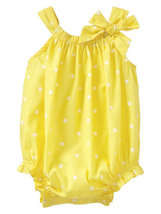 1 of 8 showing, with the color aurora yellow of product Dot bubble one-piece