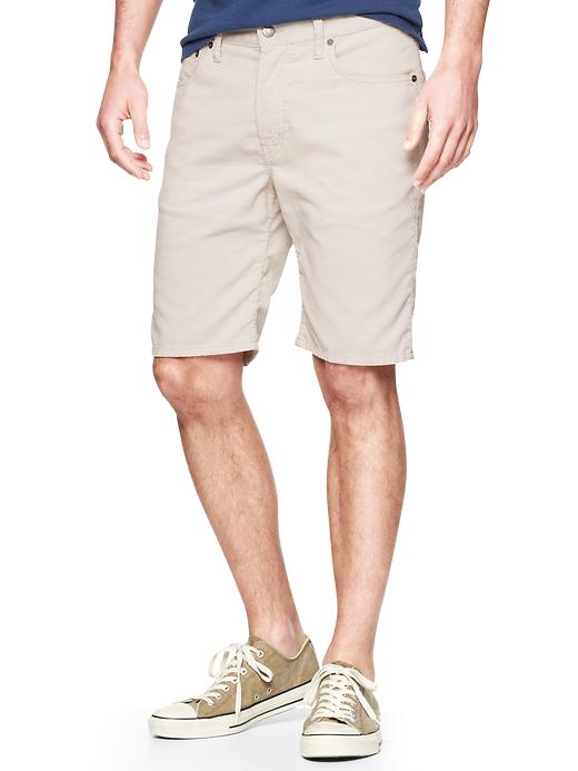 1 of 8 showing, with the color silverlake of product 1969 corduroy shorts (straight fit)
