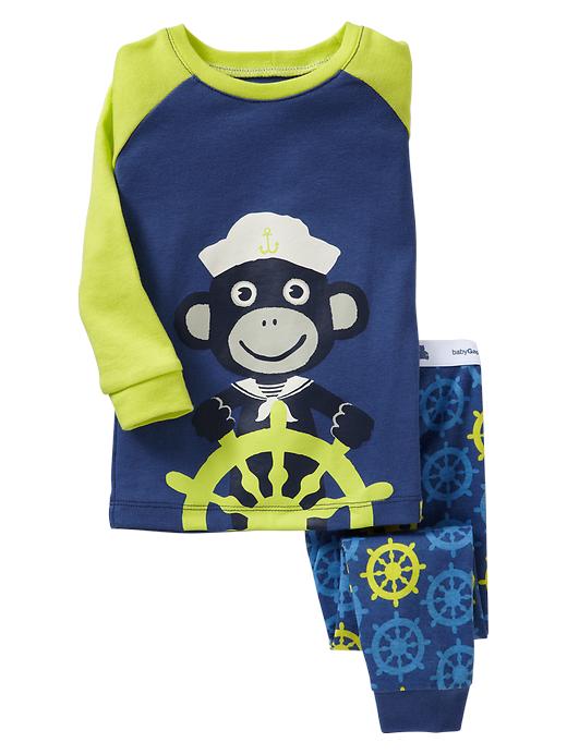 1 of 8 showing, with the color chrome blue of product Monkey sleep set